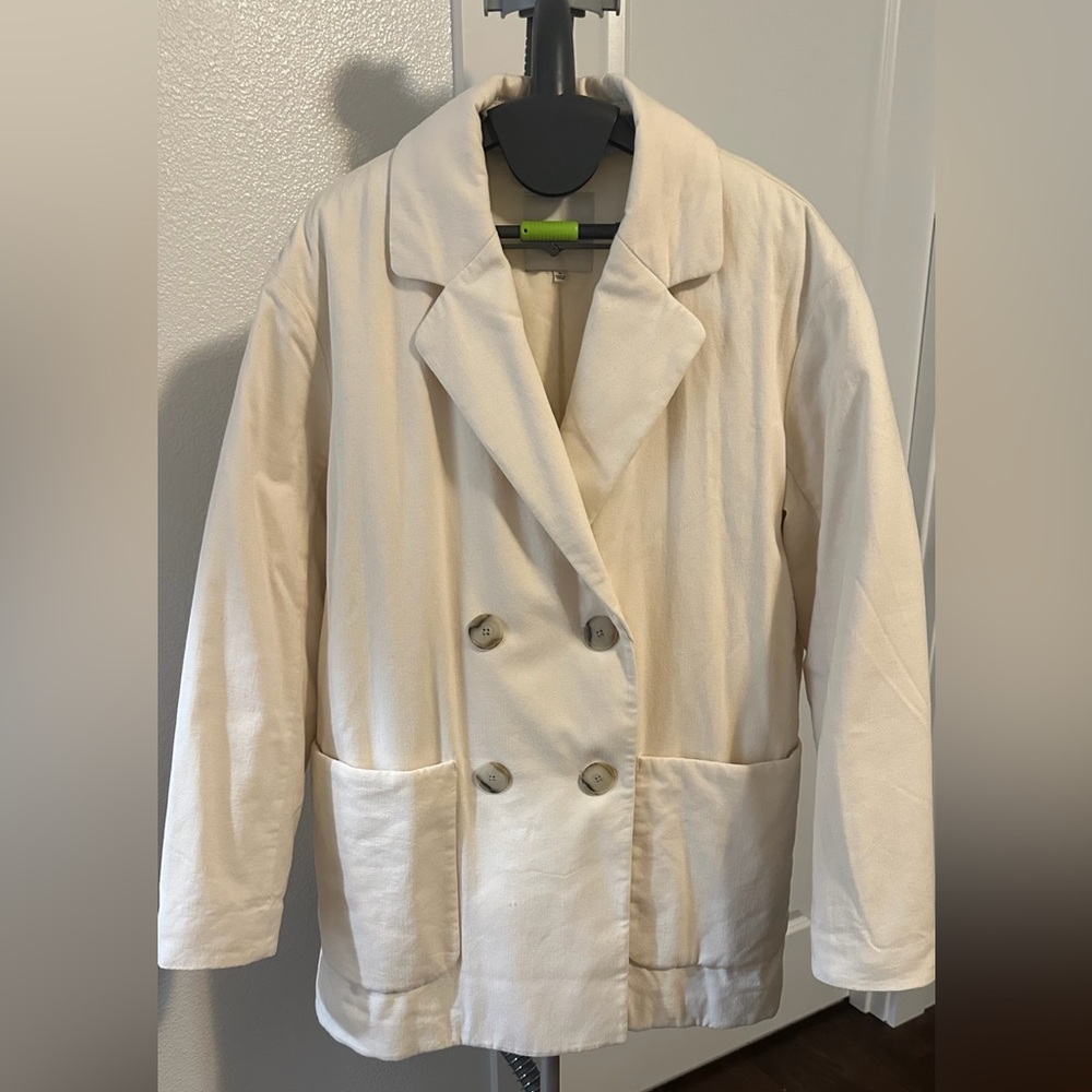 MADEWELL cream Women's Coat | M